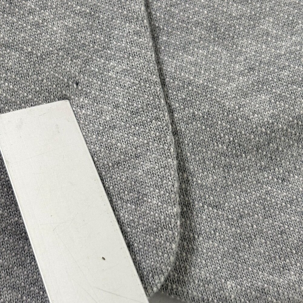 Susan Graver Weekend Heathered Twill Terry Blazer Size XL Gray Pockets A634075 - Picture 11 of 12